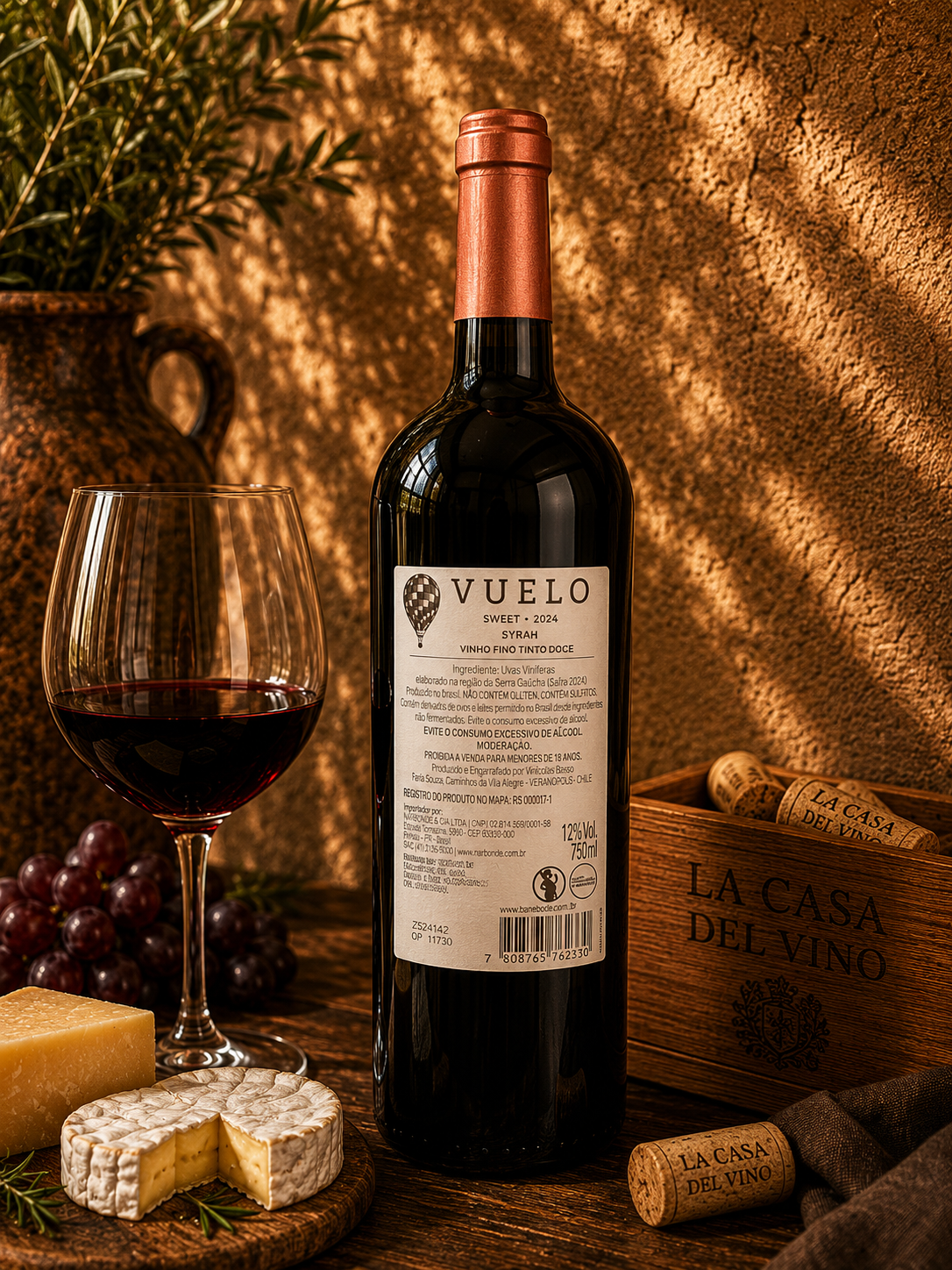 Vuelo Sweet Syrah Tinto Doce 750ml