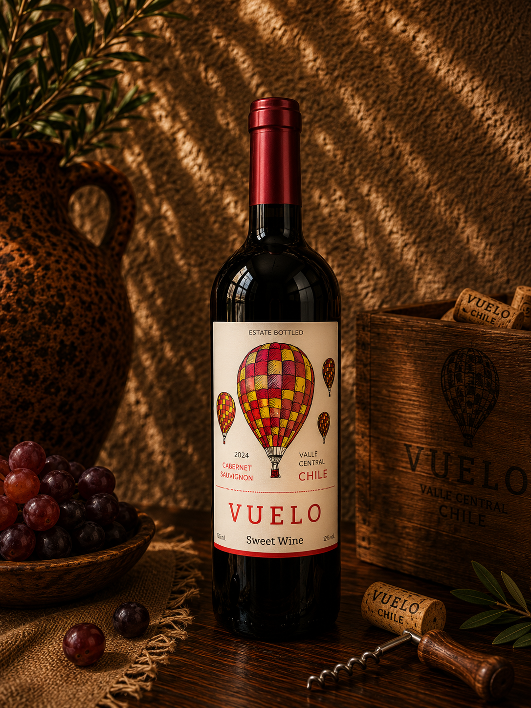 Vuelo Sweet Cabernet Sauvignon Tinto Doce 750ml