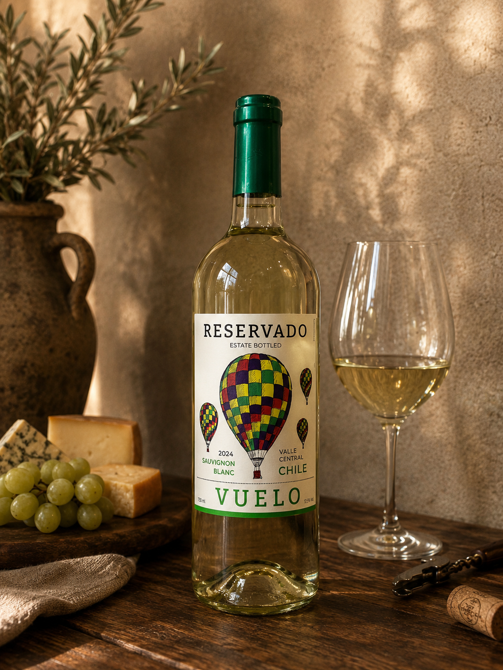 Vuelo Reserva Sauvignon Blanc 2025 – Vinho Branco Seco Chileno 750ml
