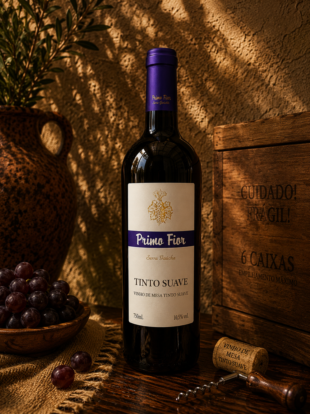 Primo Fior Tinto Suave 750ml | Vinho Brasileiro – Serra Gaúcha