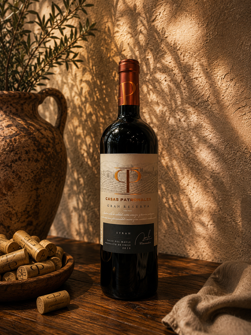 Vinho Chileno Casas Patronales Gran Reserva Syrah 2020 - 750ml