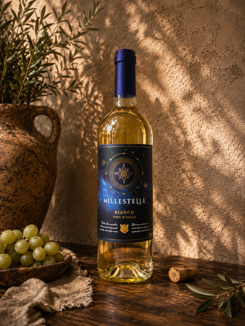 Vinho Branco Millestelle Bianco Italiano Seco 750ml