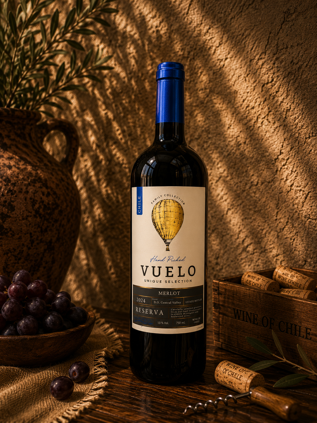 Vuelo Reserva Merlot Tinto Seco 750ml