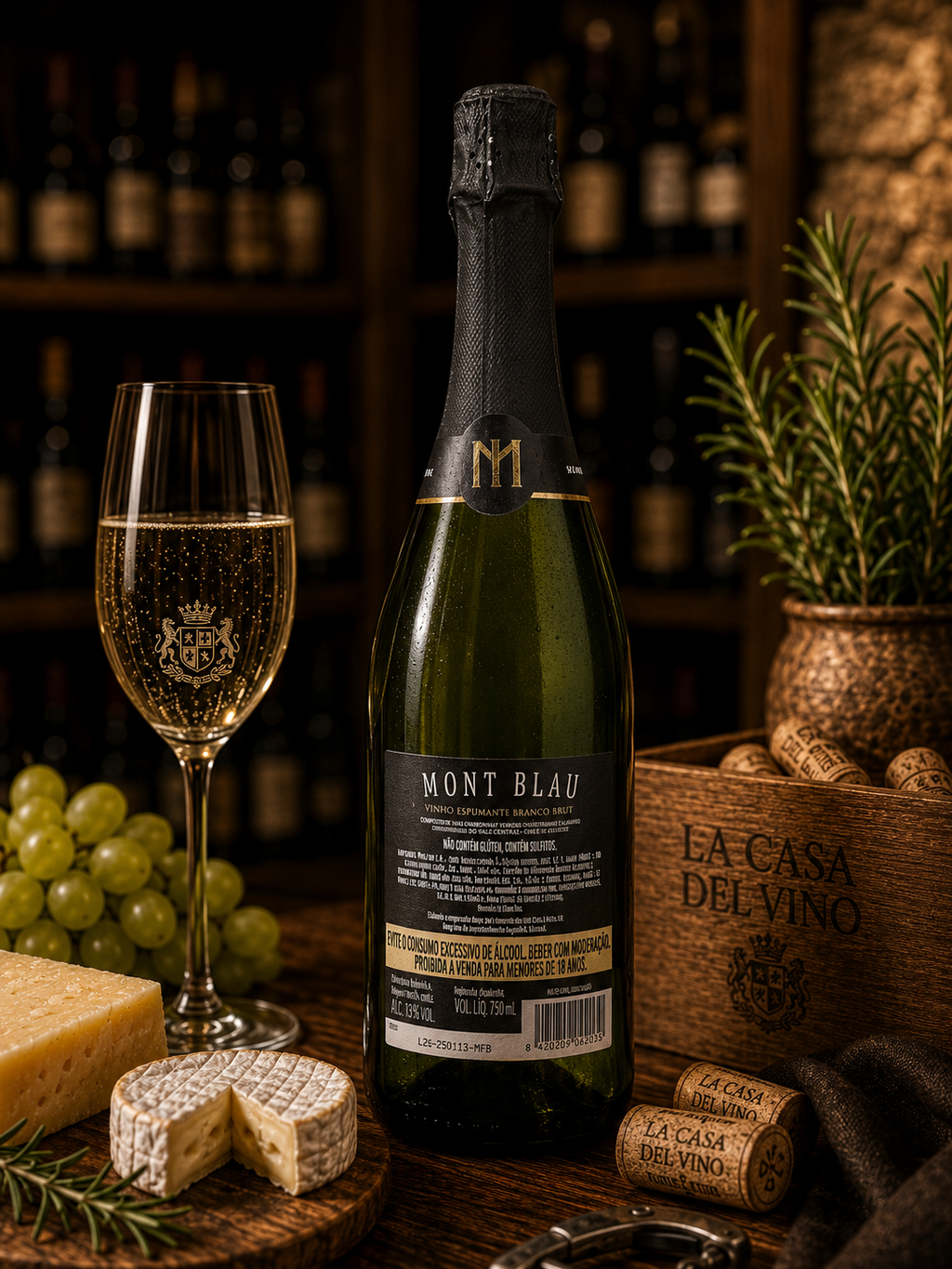 Mont Blau Brut – Espumante Branco Brut 750ml | Brasil