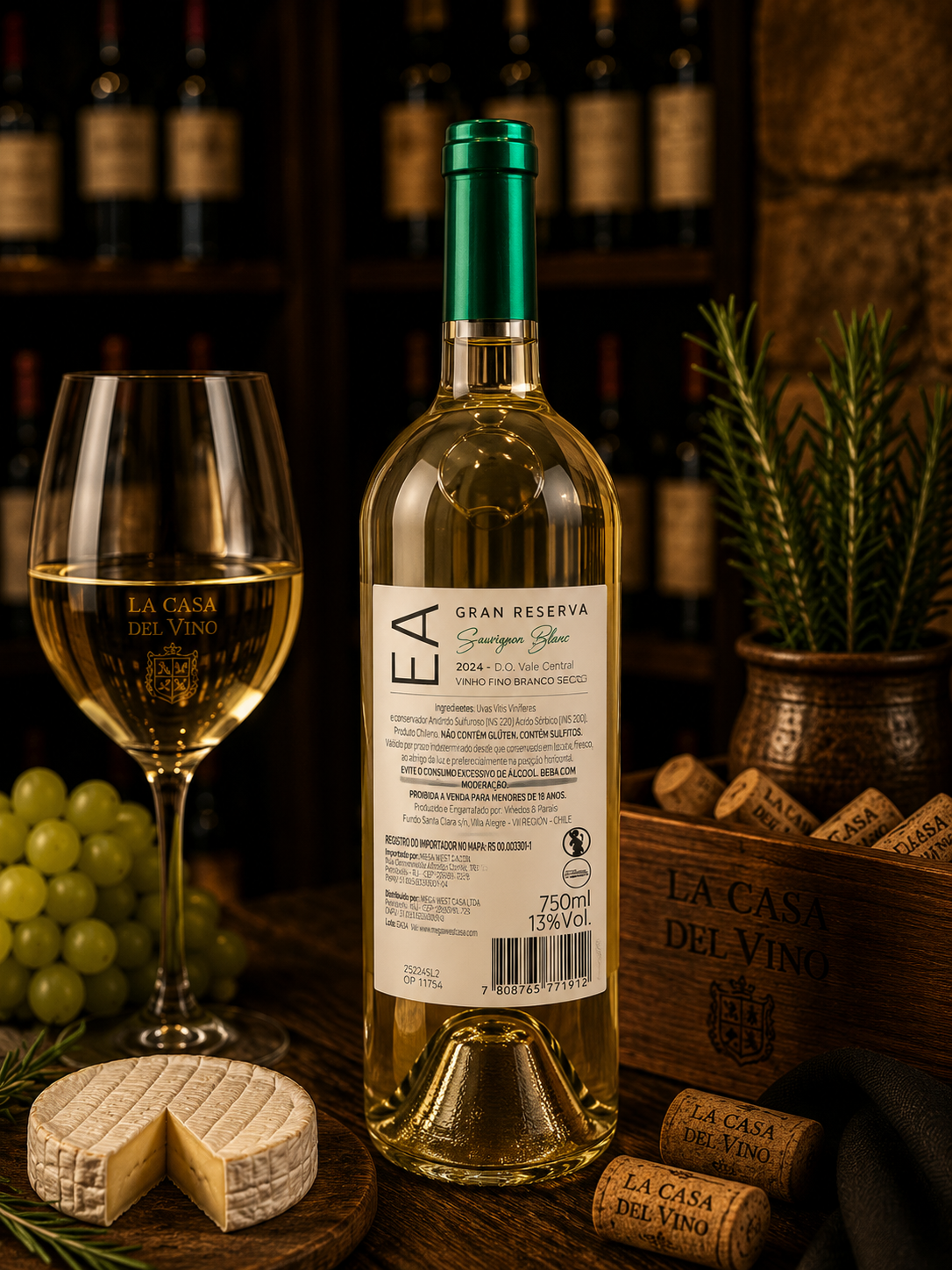 EA Gran Reserva Sauvignon Blanc Branco Seco 2024 750ml