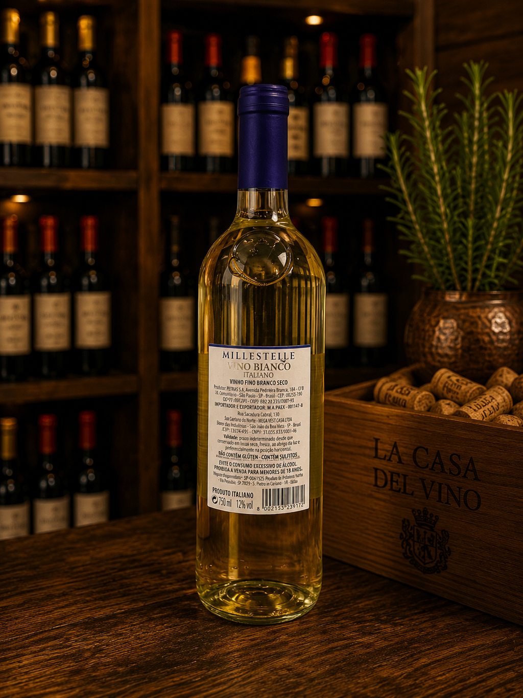 Vinho Branco Millestelle Bianco Italiano Seco 750ml
